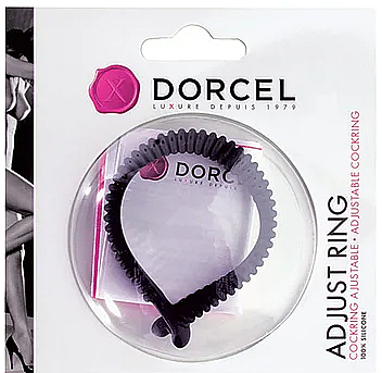 Pierścień erekcyjny - Marc Dorcel Dorcel Adjust Ring Black — Zdjęcie N1