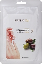 Odżywcza maska do rąk z oliwą z oliwek - Sunew Med+ Olive Oil Nourishing Hand Cream Mask — Zdjęcie N1