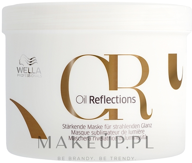 Maska intensywnie nabłyszczająca włosy - Wella Professionals Oil Reflections Luminous Reboost Mask — Zdjęcie 500 ml