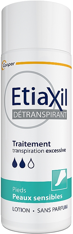 Balsam-antyperspirant do wrażliwej skóry rąk i stóp - Etiaxil Antiperspirant Treatment Sensitive Skin Lotion — Zdjęcie N2