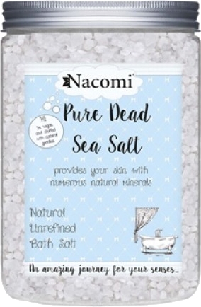 Czysta sól z Morza Martwego do kąpieli - Nacomi Pure Dead Sea Salt