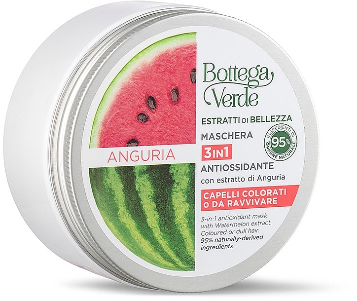 Maska do włosów z ekstraktem z arbuza - Bottega Verde Beauty Extracts Hair Mask — Zdjęcie N1