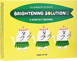 Kup Zestaw - Some By Mi Yuja Niacin 30 Days Brightening Solution (mask/30ml + ton/30ml + cr/25ml + ser/10ml)