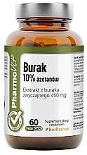 Suplement diety Burak 10% azotanów - Pharmovit Clean Label Beet 10% — Zdjęcie N1