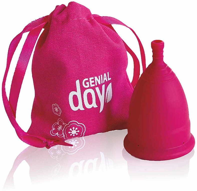Kubeczek menstruacyjny, rozmiar M - Genial Day Menstrual Cup — Zdjęcie N2