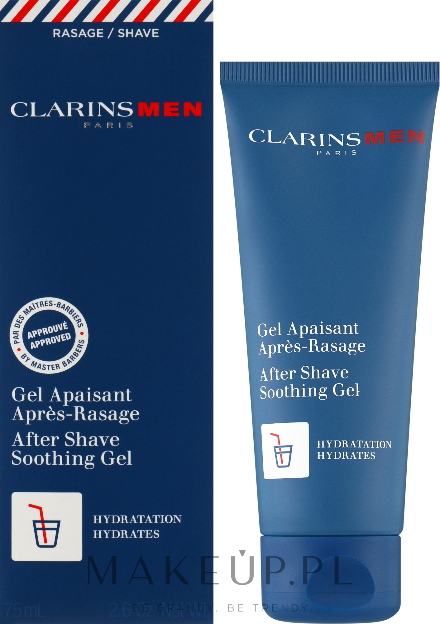 Kojący żel po goleniu - Clarins Men After Shave Soothing Gel — Zdjęcie 75 ml