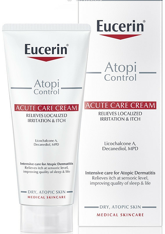 Kojący krem ​​do skóry atopowej - Eucerin AtopiControl Acute Care Cream — Zdjęcie N1