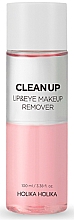 Środek do demakijażu - Holika Holika Clean Up Lip & Eye Makeup Remover — Zdjęcie N1