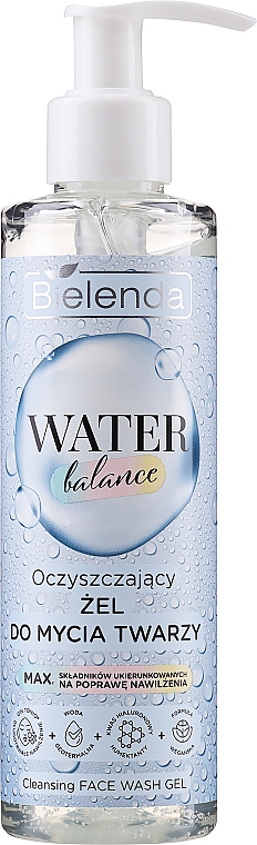 Żel do mycia twarzy - Bielenda Water Balance Cleansing Face Wash Gel