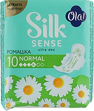 Podpaski Rumianek, 4 krople, 10 sztuk - Ola! Silk Sense Ultra Deo — Zdjęcie N1