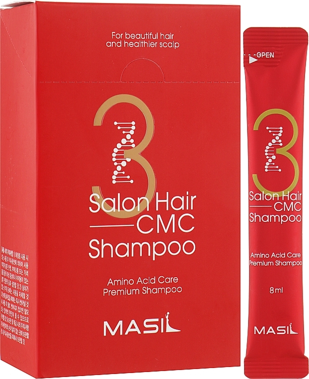 PRZECENA! Szampon z aminokwasami - Masil 3 Salon Hair CMC Shampoo (próbka) * — Zdjęcie N6