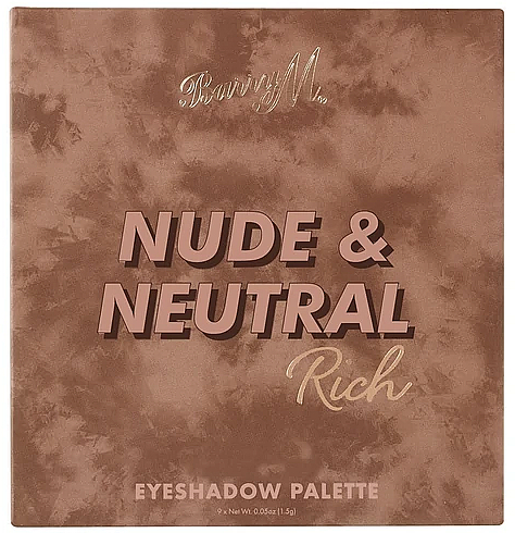 Paleta cieni do powiek - Barry M Nude & Neutral Eyeshadow Palette  — Zdjęcie N2