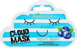 Bąbelkująca maseczka detoksykująca do twarzy Merry Berry - Bielenda Cloud Mask — Zdjęcie N1