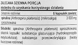 Naturalny suplement Spirulina 500 mg w kapsułkach - Now Foods Natural Spirulina Veg Capsules — Zdjęcie N3