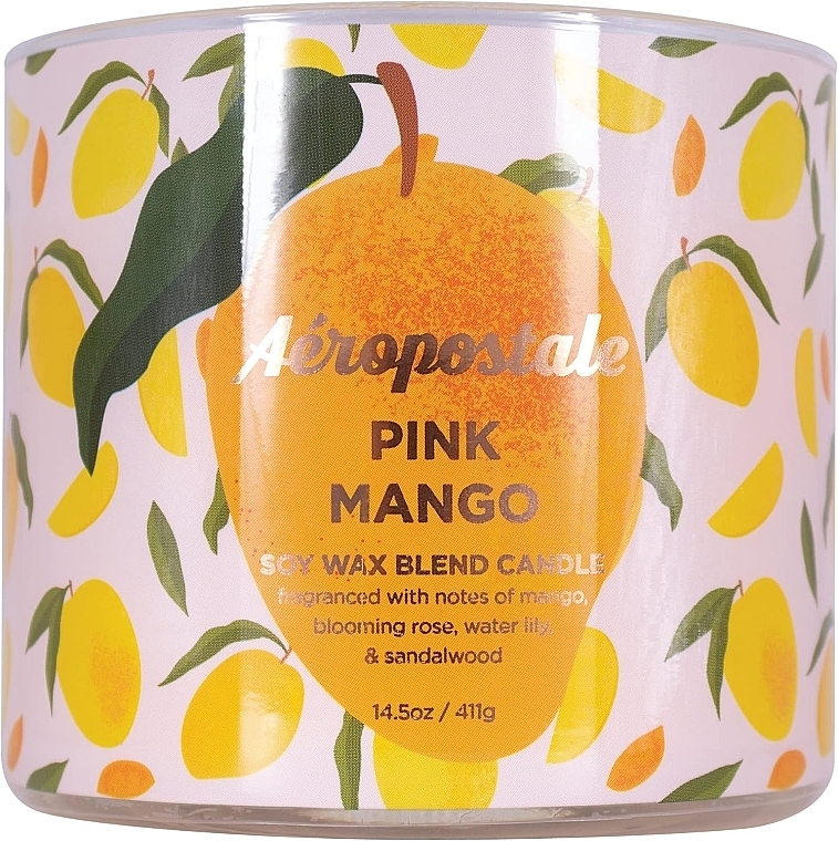 Świeca zapachowa - Aeropostale Pink Mango Fine Fragrance Candle — Zdjęcie N1