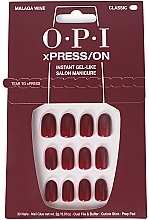 Kup Zestaw sztucznych paznokci - OPI Xpress/On Malaga Wine