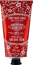 Zestaw - Institut Karite Fleur de Cerisier (sh/gel/50ml + b/milk/50ml + h/cr/75ml + soap/100g + bag) — Zdjęcie N8