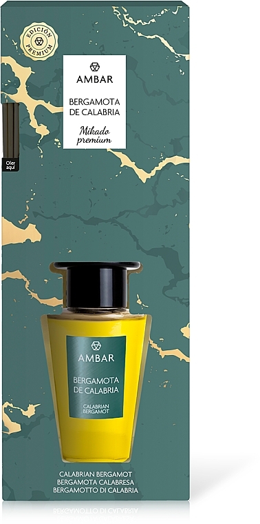 Dyfuzor zapachowy z bergamotką kalabryjską - Ambar Mikado Premium Calabrian Bergamot — Zdjęcie N2