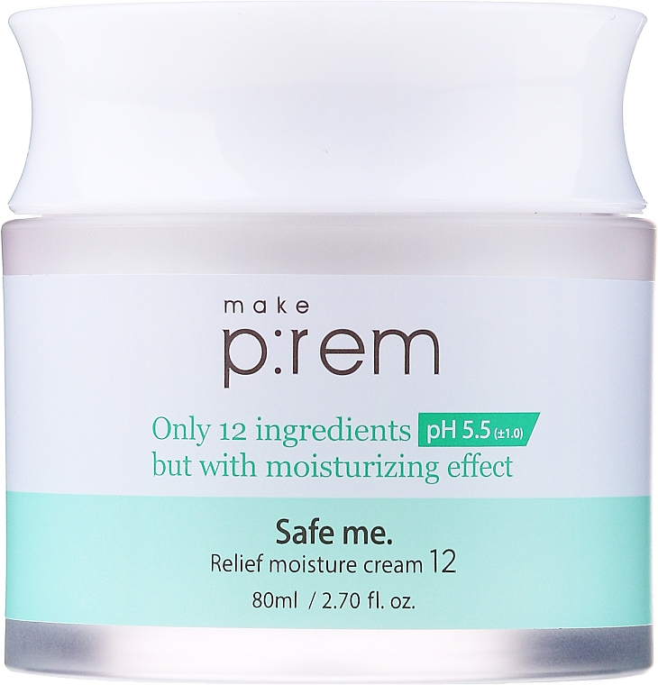 Nawilżający krem do twarzy - Make P:rem Safe Me Relief Moisture Cream — Zdjęcie N1