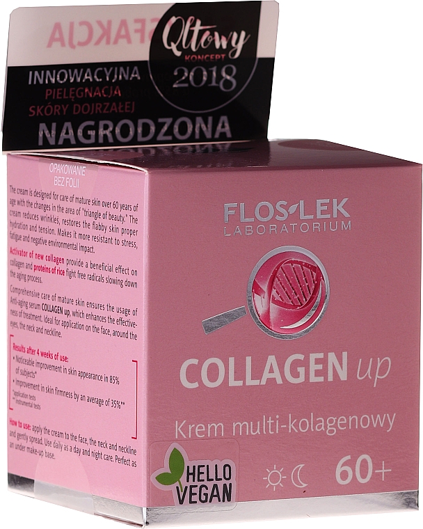 Multikolagenowy krem do twarzy 60+ - Floslek Collagen Up Multi-Collagen