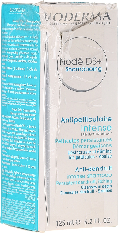 PRZECENA! Szampon zapobiegający nawrotom łupieżu - Bioderma Nodé DS+Anti-Dandruff Intense Shampoo * — Zdjęcie N4