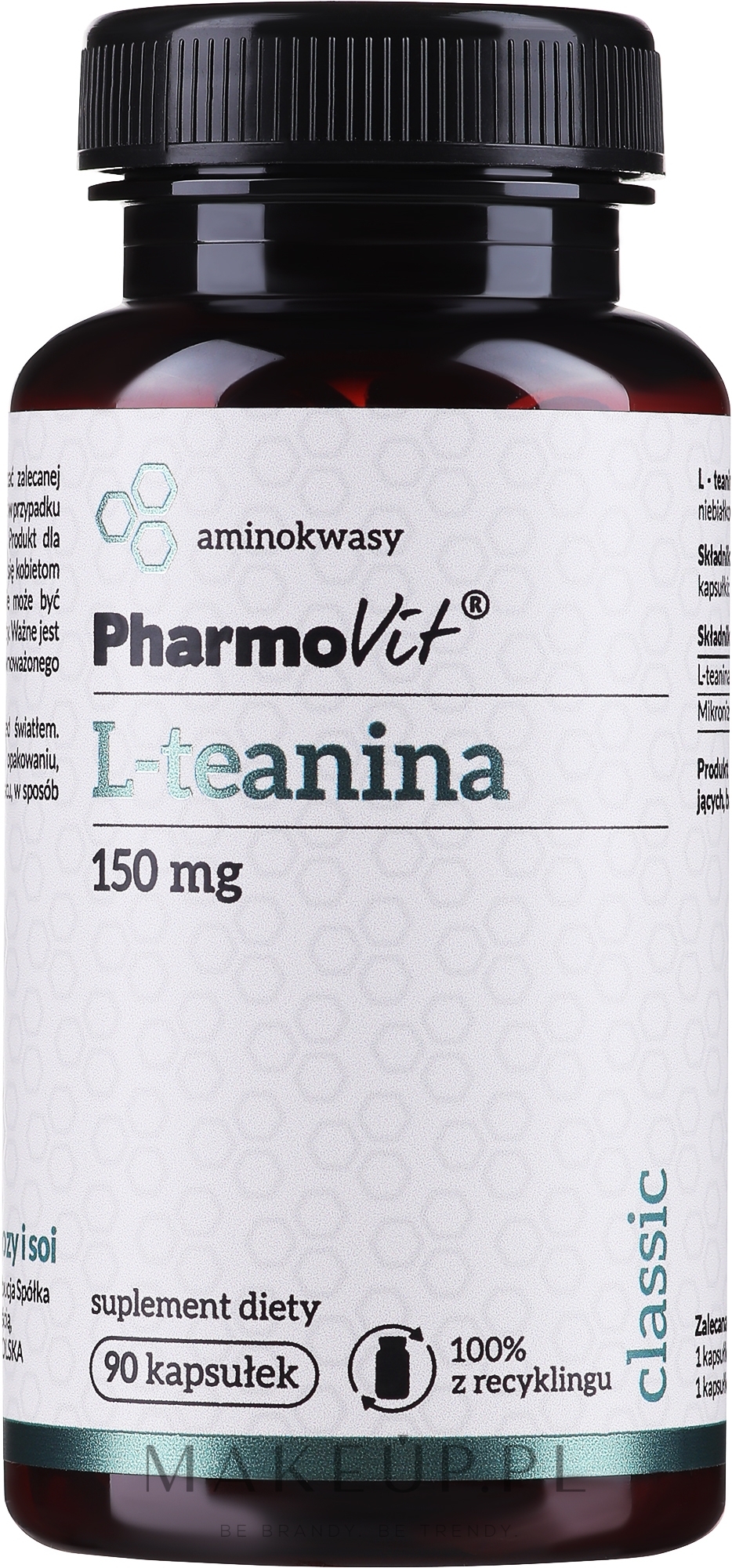 Suplement diety L-Teanina - PharmoVit Classic L-Teanina 150 Mg — Zdjęcie 90 szt.