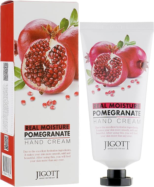 Krem do rąk z ekstraktem z granatu - Jigott Real Moisture Pomegranate Hand Cream