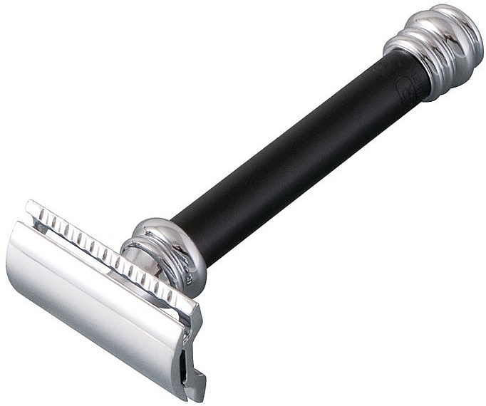 Maszynka do golenia w kształcie litery T, 38C, czarna - Merkur Safety Razor Closed Comb — Zdjęcie N1