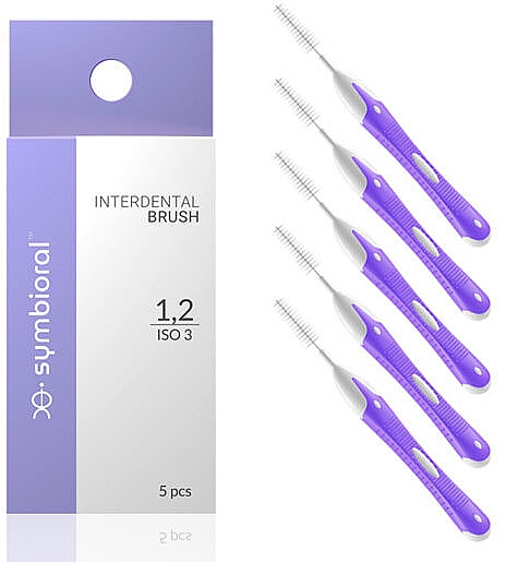 Szczoteczki międzyzębowe, 1,2 mm - Symbioral Interdental Brush ISO 3 — Zdjęcie N1