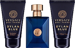 Versace Pour Homme Dylan Blue - Zestaw (edt 50 ml + 50 sh/b + 50 sh/g) — Zdjęcie N2
