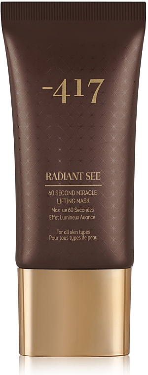 Liftingująca 60-sekundowa maska rozświetlająca do twarzy - Radiant See 60 Second Miracle Lifting Mask — Zdjęcie N1