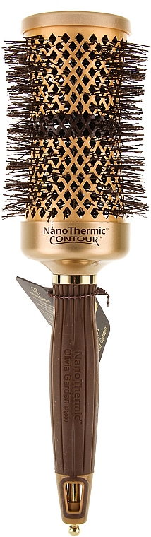 Szczotka termiczna, 52 mm - Olivia Garden Nano Thermic Ceramic + Ion Thermic Contour Thermal d 52 — Zdjęcie N1
