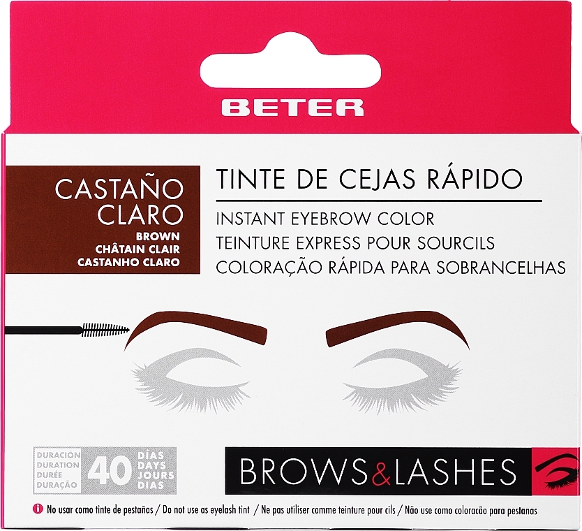Zestaw kosmetyczny do malowania brwi i rzęs - Beter Brow Instant Eyebrows — Zdjęcie N1