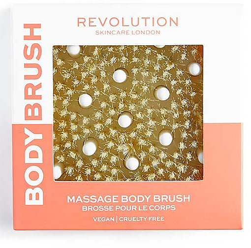 Szczotka do masażu ciała - Revolution Skincare Toning Massage Brush — Zdjęcie N1