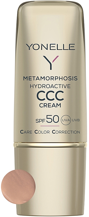 Hydroaktywny krem ​​CCC do twarzy SPF 50 - Yonelle Metamorphosis Hydroactive CCC Cream — Zdjęcie N1