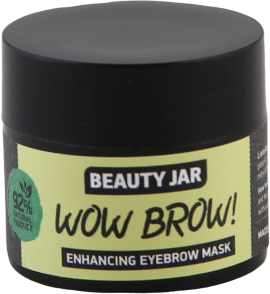 Maska do zagęszczenia brwi - Beauty Jar Wow Brow! Enhancing Eyebrow Mask
