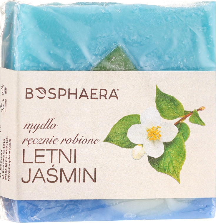 Mydło w kostce ręcznie robione Letni jaśmin - Bosphaera — Zdjęcie N1