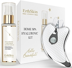 Kup Zestaw - ErthSkin London Home Spa Hyaluronic Kit (serum/60ml + massager/1pcs)