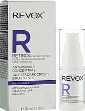 Przeciwzmarszczkowy żel pod oczy z retinolem - Revox Retinol Eye Contour Gel — Zdjęcie N2