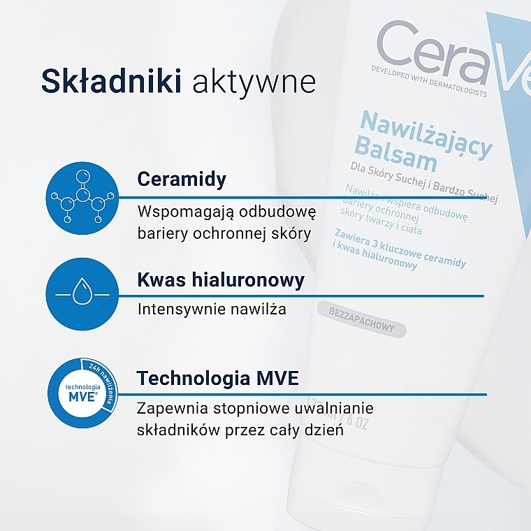 Nawilżający balsam - CeraVe Moisturising Cream — Zdjęcie N5