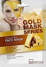 Hydrożelowa maska do twarzy z kolagenem i kwasem hialuronowym - IDC Institute Gold Mask Series Collagen Face Mask — Zdjęcie N1