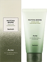 Delikatna kremowa pianka oczyszczająca do twarzy - Heimish Matcha Biome Amino Acne Cleansing Foam — Zdjęcie N3