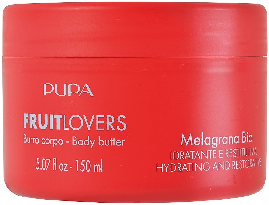 Nawilżająco-naprawcze masło do ciała Bio Granat - Pupa Fruit Lovers Pomegranate Bio Body Butter — Zdjęcie N1