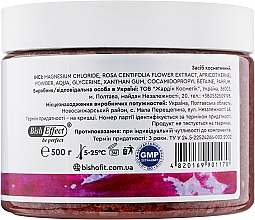 Magnezowy scrub do ciała różowy - Bisheffect — Zdjęcie N2