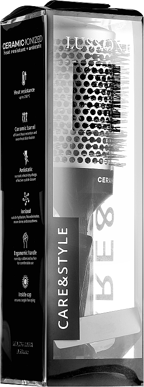 Szczotka do włosów, 53 mm - Lussoni Care&Style Styling Brush 53 mm — Zdjęcie N2
