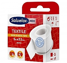 Kup Tekstylna taśma opatrunkowa, 5 m x 2,5 cm - Salvelox Med Textile Non-Elastic Tape White