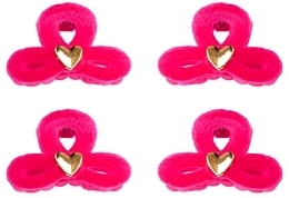 Kup Zestaw spinek do włosów, 4 sztuki, różowe - Lolita Accessories