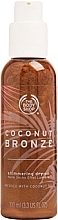 Kup Brązujący spray do ciała - The Body Shop Coconut Bronze Shimmering Dry Oil 