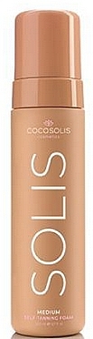 PRZECENA! Pianka samoopalająca do ciała - Cocosolis Cocosolis Dark Self Tanning Foam Medium * — Zdjęcie N1