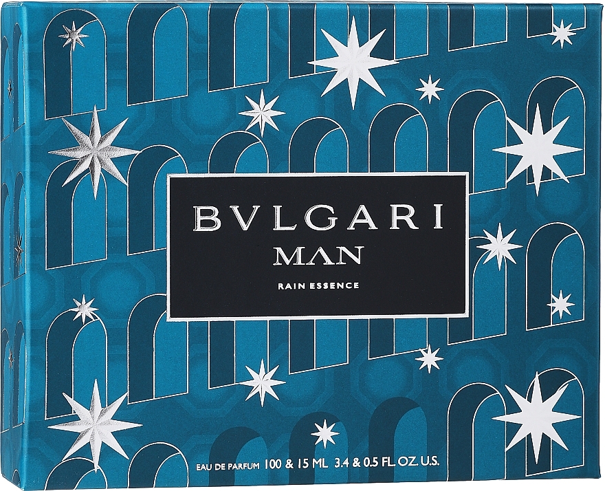 Bvlgari Man Rain Essence - Zestaw (edp 100 ml + edp 15 ml) — Zdjęcie N2